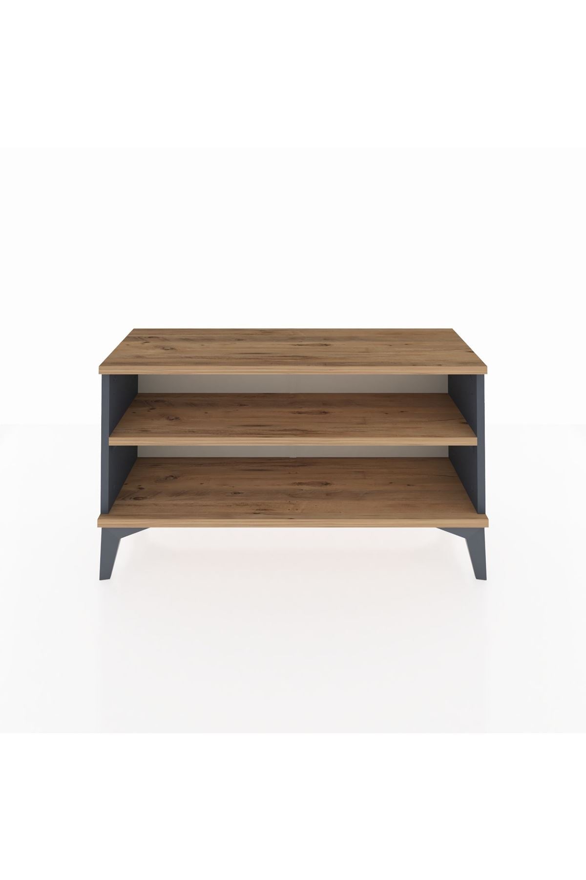 Arges Şifonyer Tek Raflı 88x30x48 Antrasit-Çam