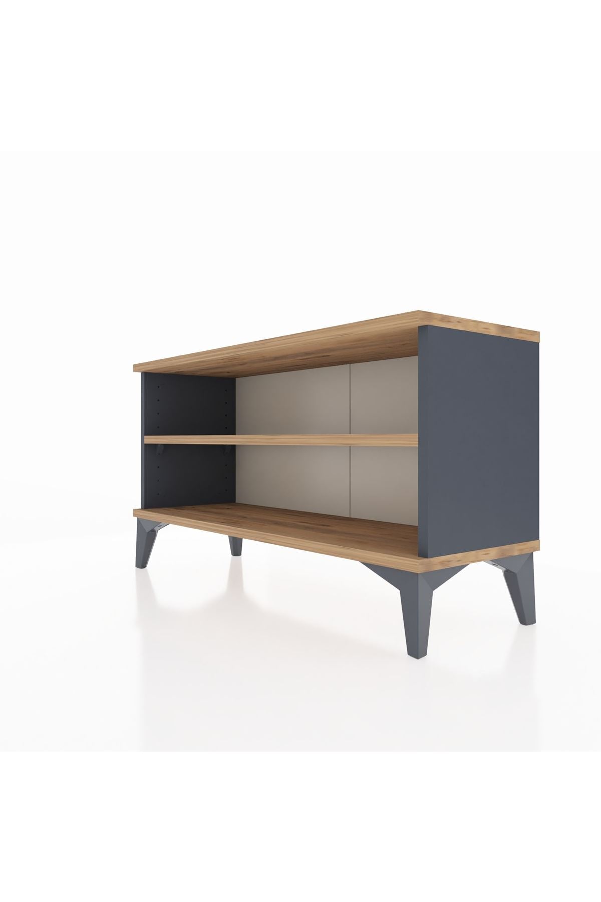 Arges Şifonyer Tek Raflı 88x30x48 Antrasit-Çam