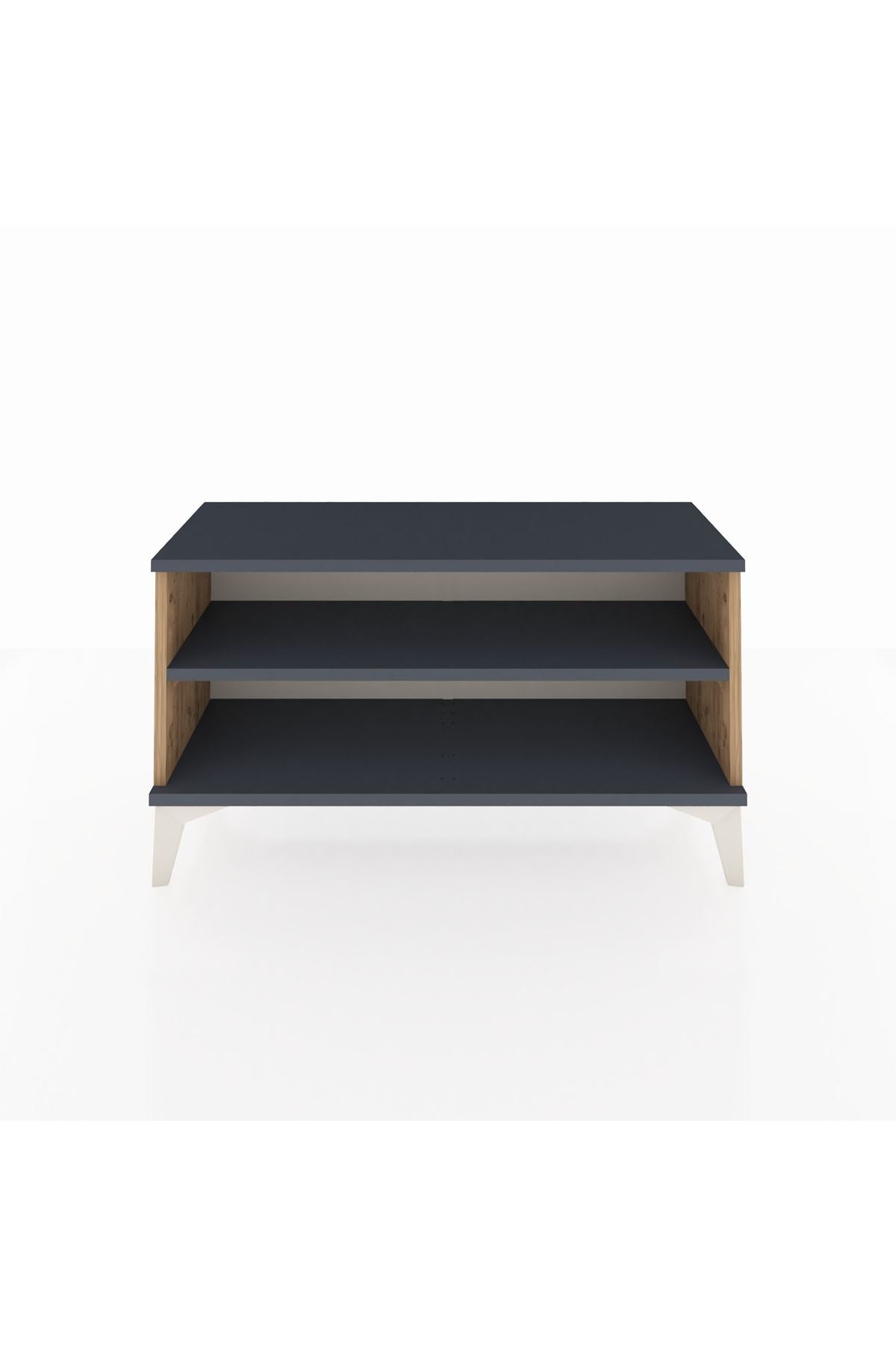 Arges Şifonyer Tek Raflı 88x30x48 Çam-Antrasit