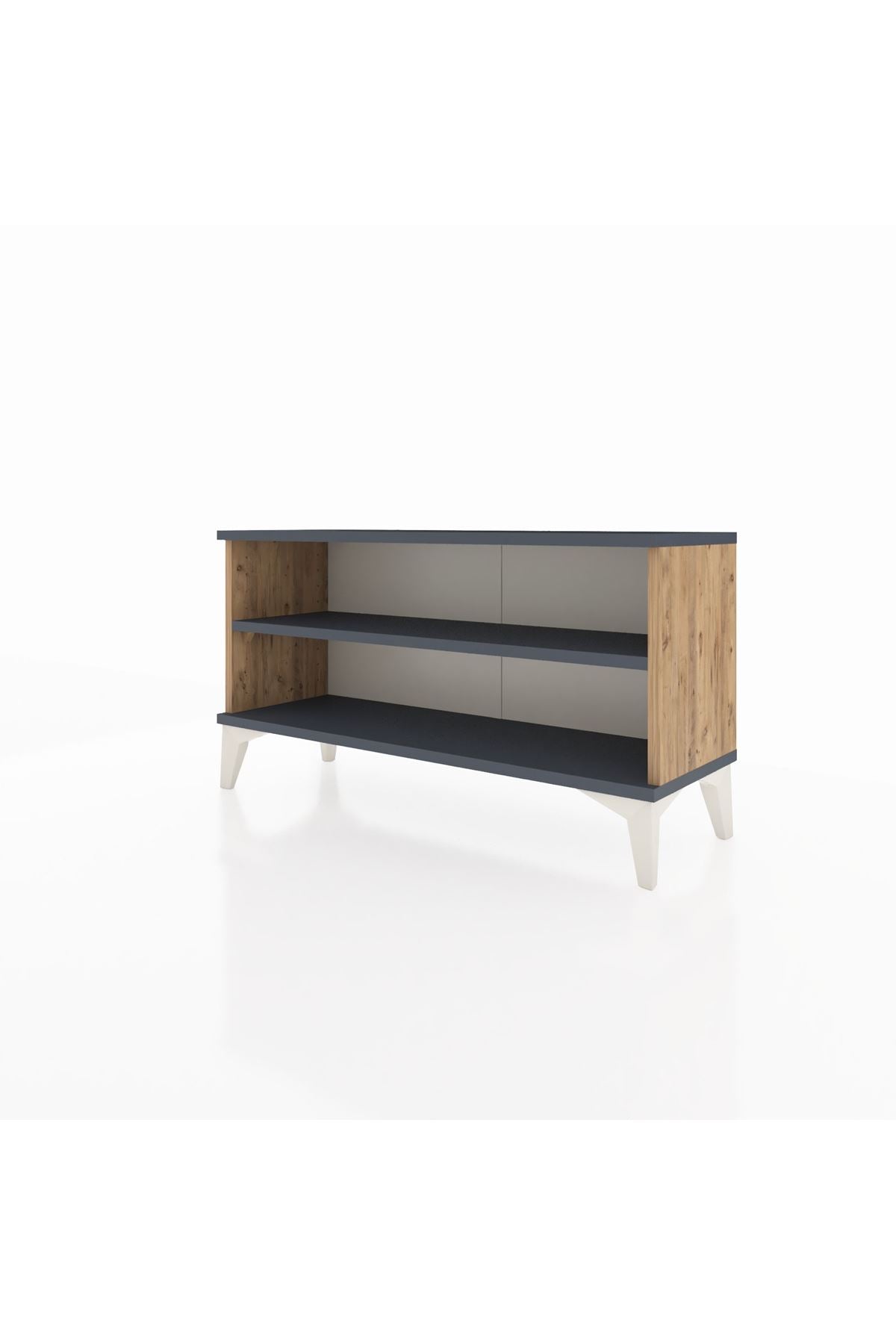 Arges Şifonyer Tek Raflı 88x30x48 Çam-Antrasit