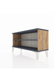 Arges Şifonyer Tek Raflı 88x30x48 Çam-Antrasit