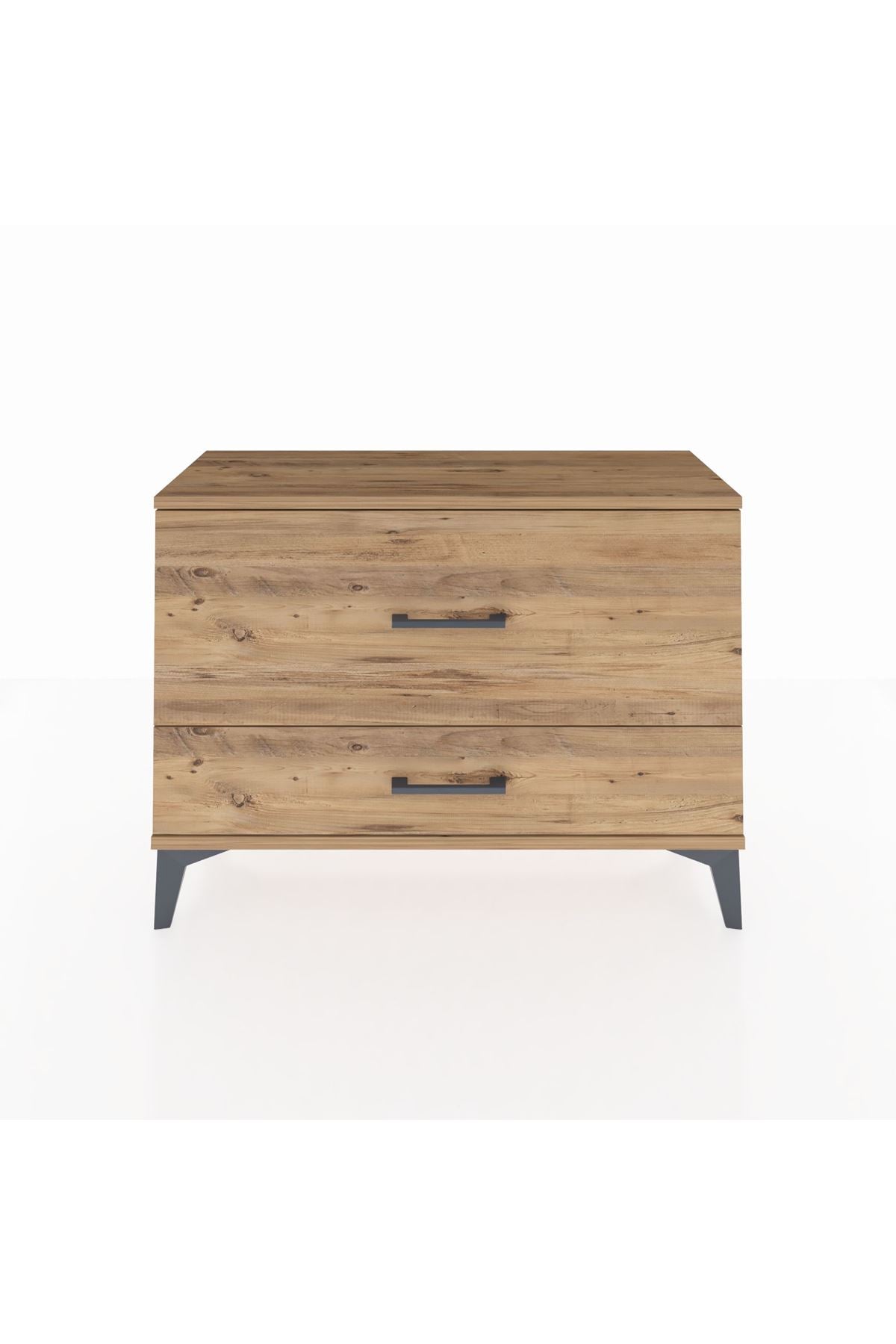 Arges Şifonyer 2 Çekmeceli 88x30x64 Çam-Çam