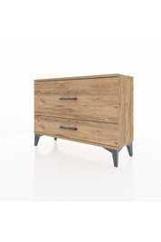 Arges Şifonyer 2 Çekmeceli 88x30x64 Çam-Çam