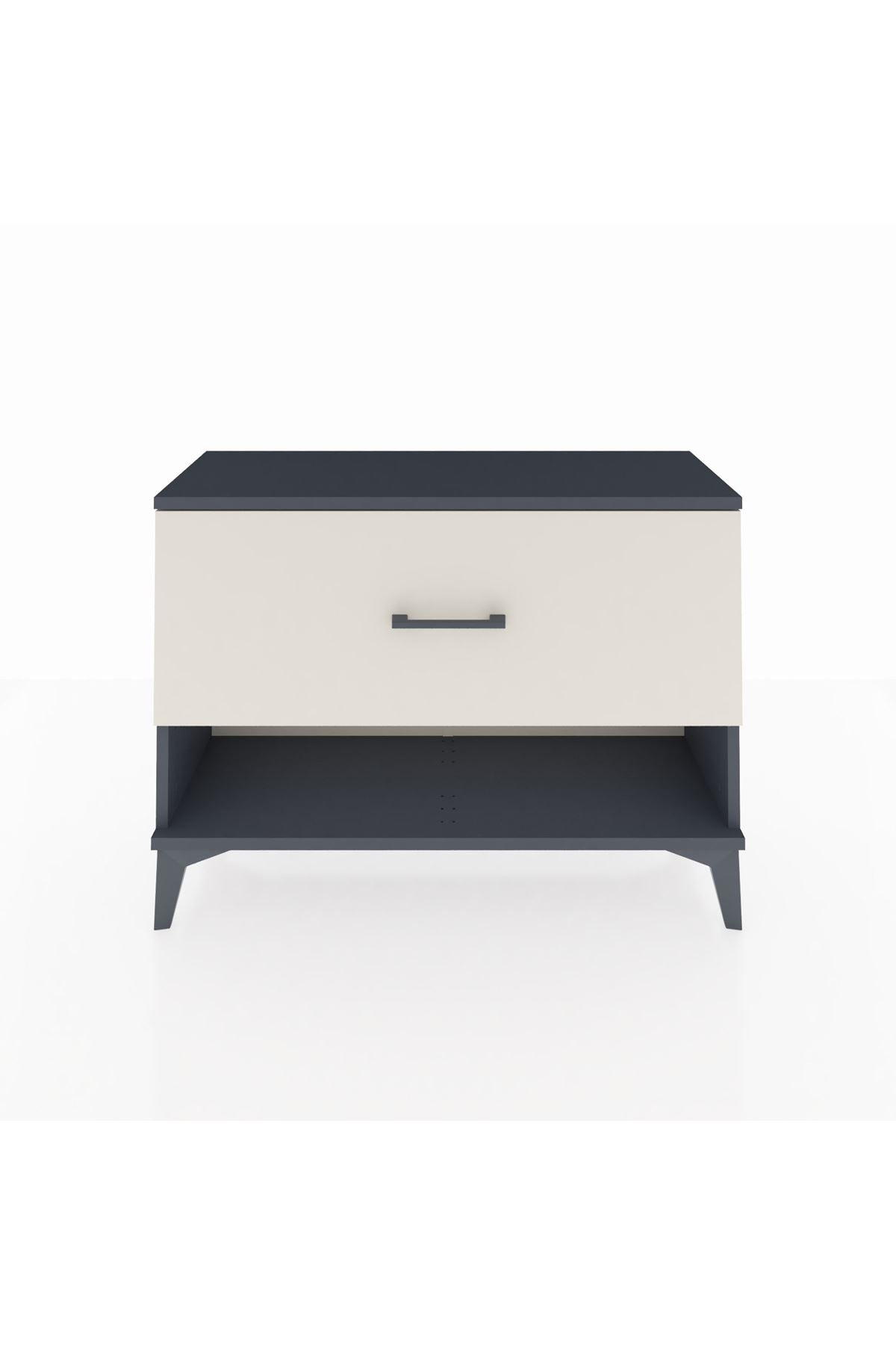 Arges Şifonyer Tek Çekmeceli 88x30x64 Antrasit-Aytaşı