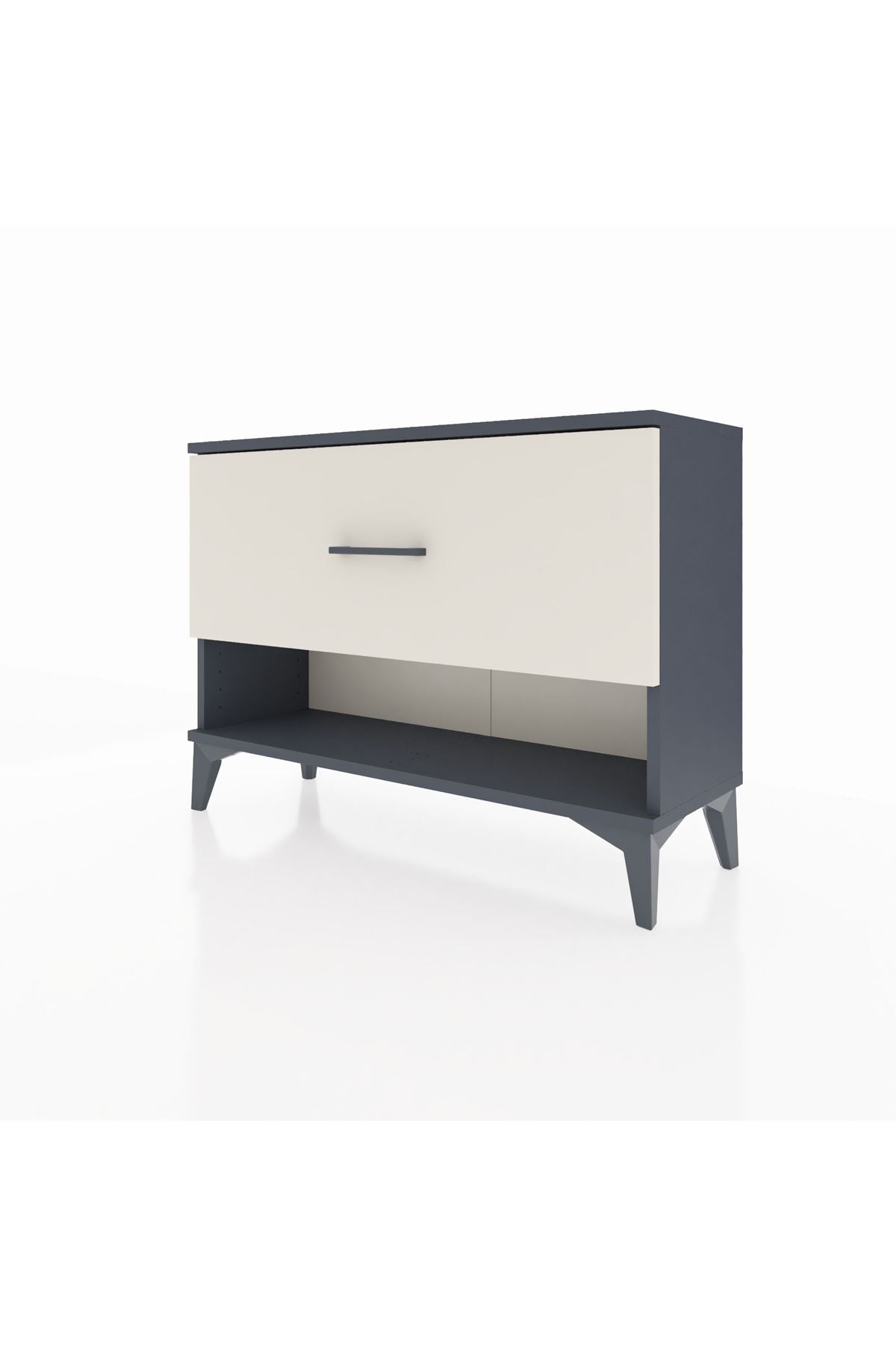 Arges Şifonyer Tek Çekmeceli 88x30x64 Antrasit-Aytaşı