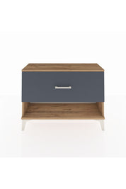 Arges Şifonyer Tek Çekmeceli 88x30x64 Çam-Antrasit