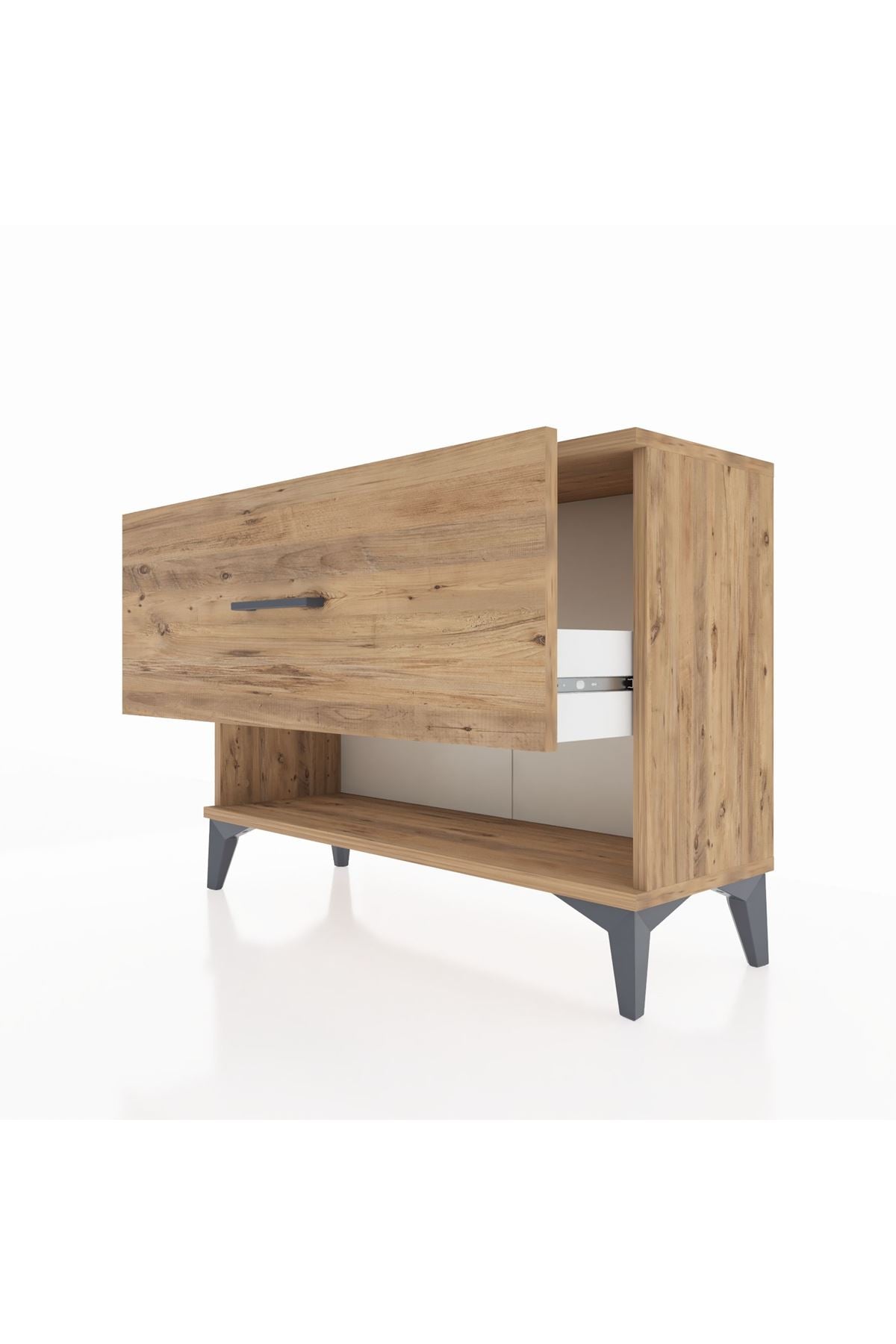 Arges Şifonyer Tek Çekmeceli 88x30x64 Çam-Çam