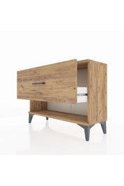 Arges Şifonyer Tek Çekmeceli 88x30x64 Çam-Çam