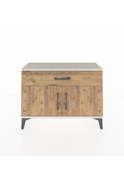 Arges Şifonyer Tek Raflı Tek Çekmeceli 2 Kapaklı 88x30x64 Aytaşı-Çam