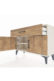 Arges Şifonyer Tek Raflı Tek Çekmeceli 2 Kapaklı 88x30x64 Aytaşı-Çam