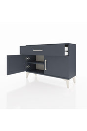 Arges Şifonyer Tek Raflı Tek Çekmeceli 2 Kapaklı 88x30x64 Antrasit-Antrasit