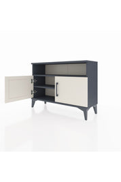 Arges Şifonyer 2 Raflı 2 Kapaklı 88x30x64 Antrasit-Aytaşı