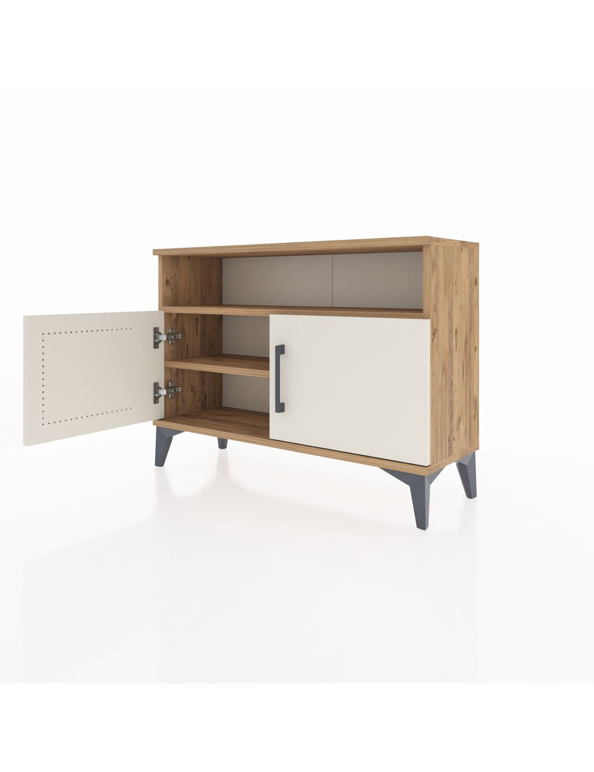 Arges Şifonyer 2 Raflı 2 Kapaklı 88x30x64 - S02M012V7A