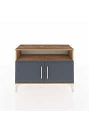 Arges Şifonyer 2 Raflı 2 Kapaklı 88x30x64 Çam-Antrasit