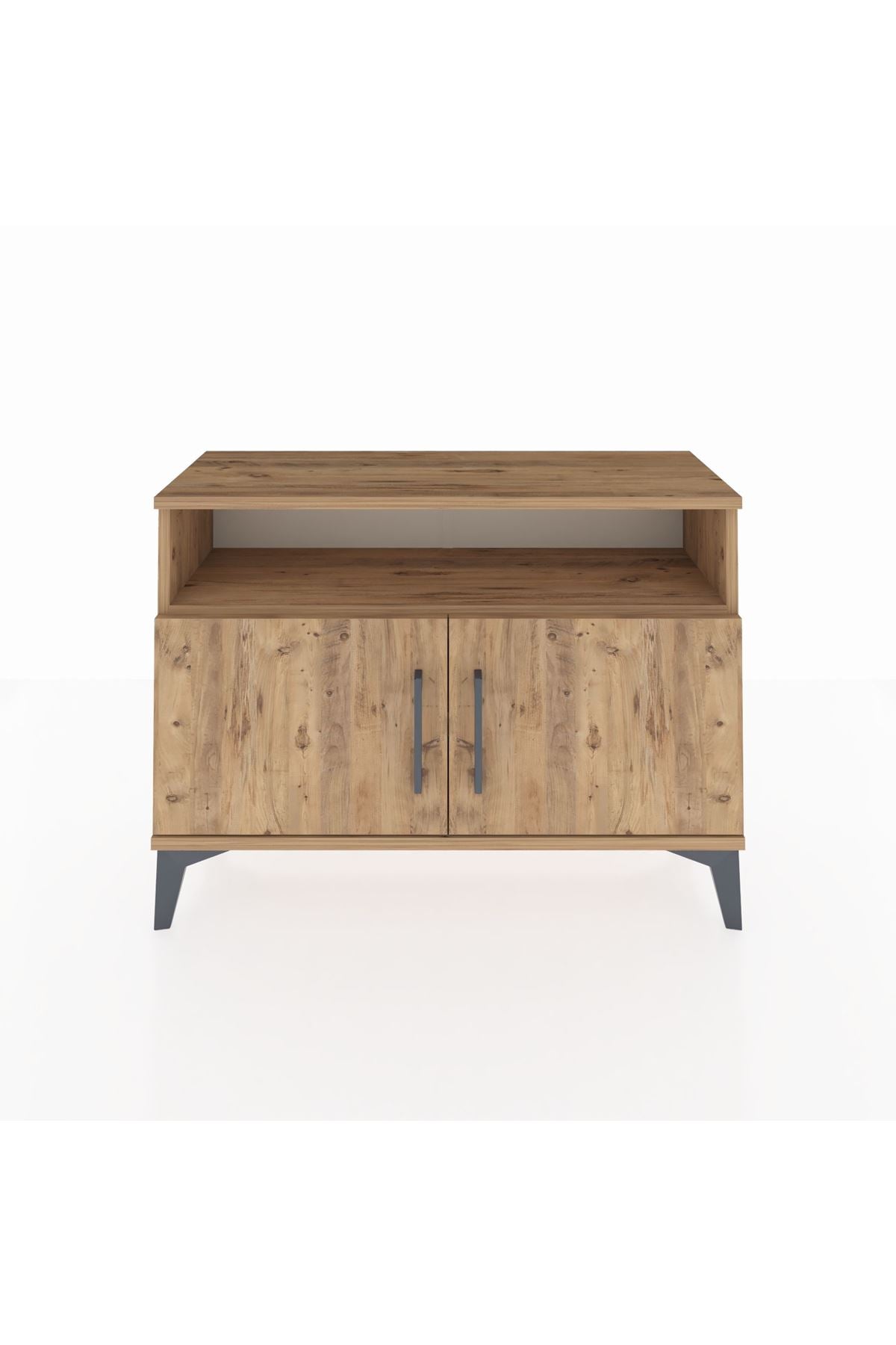 Arges Şifonyer 2 Raflı 2 Kapaklı 88x30x64 Çam-Çam