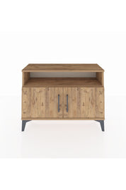 Arges Şifonyer 2 Raflı 2 Kapaklı 88x30x64 Çam-Çam