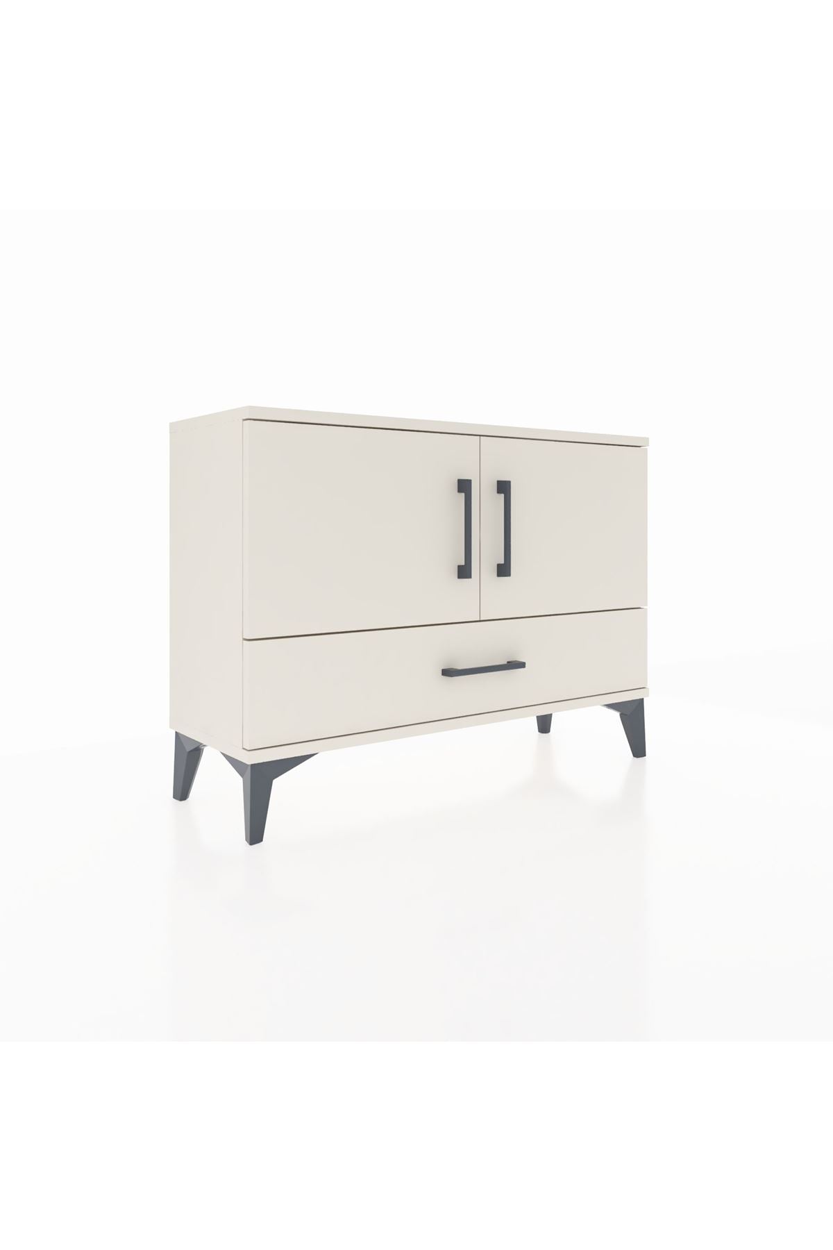 Arges Şifonyer 2 Raflı Tek Çekmeceli 2 Kapaklı 88x30x64 Aytaşı-Aytaşı