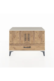 Arges Şifonyer 2 Raflı Tek Çekmeceli 2 Kapaklı 88x30x64 Aytaşı-Çam