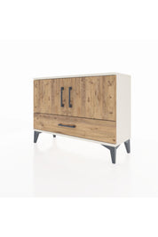 Arges Şifonyer 2 Raflı Tek Çekmeceli 2 Kapaklı 88x30x64 Aytaşı-Çam