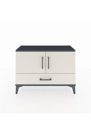 Arges Şifonyer 2 Raflı Tek Çekmeceli 2 Kapaklı 88x30x64 Antrasit-Aytaşı