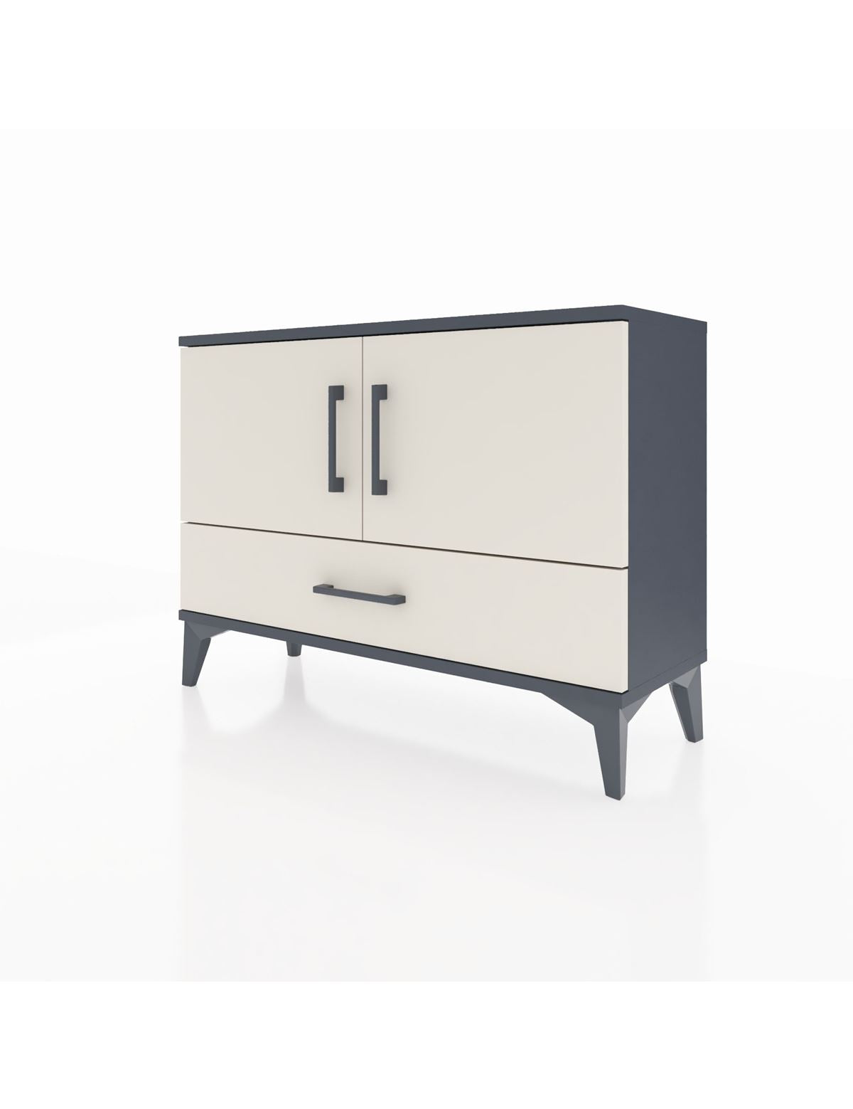 Arges Şifonyer 2 Raflı Tek Çekmeceli 2 Kapaklı 88x30x64 - S02M013V4A