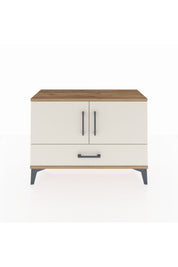 Arges Şifonyer 2 Raflı Tek Çekmeceli 2 Kapaklı 88x30x64 Çam-Aytaşı