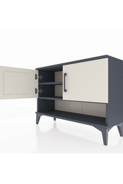 Arges Şifonyer 2 Raflı 2 Kapaklı 88x30x64 Antrasit-Aytaşı