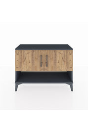 Arges Şifonyer 2 Raflı 2 Kapaklı 88x30x64 Antrasit-Çam