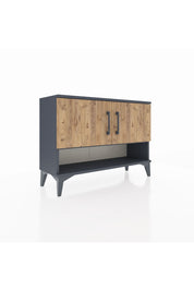 Arges Şifonyer 2 Raflı 2 Kapaklı 88x30x64 Antrasit-Çam