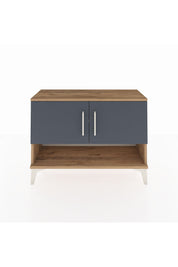 Arges Şifonyer 2 Raflı 2 Kapaklı 88x30x64 Çam-Antrasit