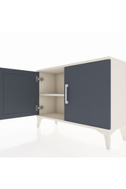 Arges Şifonyer Tek Raflı 2 Kapaklı 88x30x64 Aytaşı-Antrasit