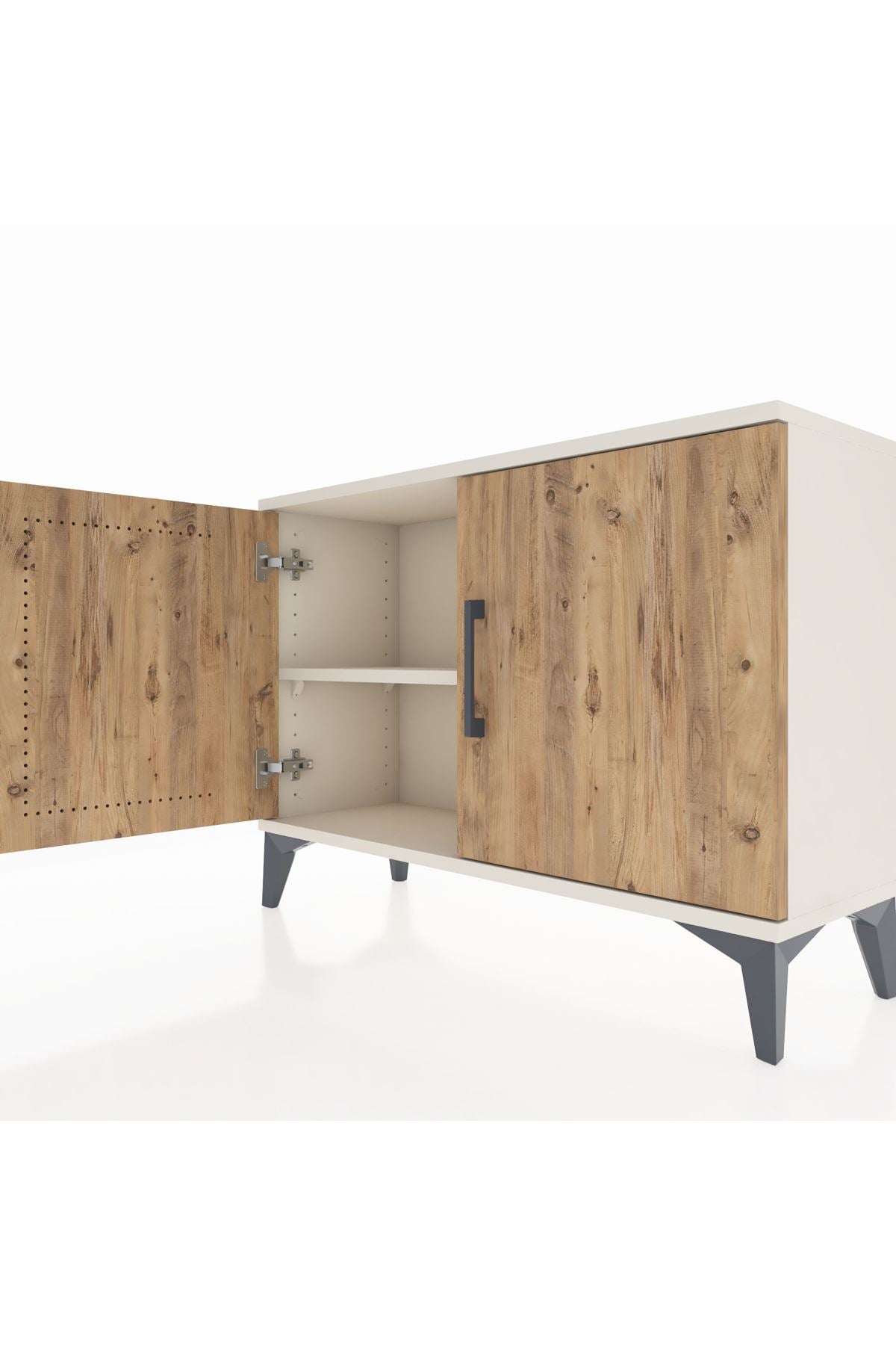 Arges Şifonyer Tek Raflı 2 Kapaklı 88x30x64 Aytaşı-Çam