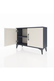 Arges Şifonyer Tek Raflı 2 Kapaklı 88x30x64 Antrasit-Aytaşı