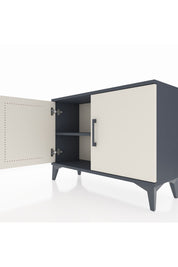 Arges Şifonyer Tek Raflı 2 Kapaklı 88x30x64 Antrasit-Aytaşı