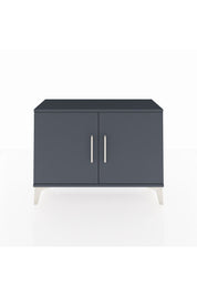 Arges Şifonyer Tek Raflı 2 Kapaklı 88x30x64 Antrasit-Antrasit