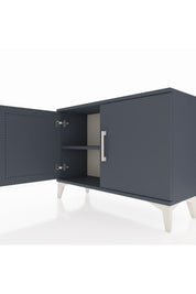 Arges Şifonyer Tek Raflı 2 Kapaklı 88x30x64 Antrasit-Antrasit