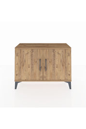 Arges Şifonyer Tek Raflı 2 Kapaklı 88x30x64 Çam-Çam