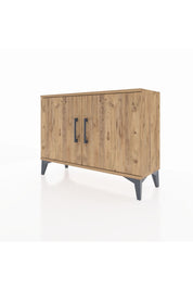 Arges Şifonyer Tek Raflı 2 Kapaklı 88x30x64 Çam-Çam