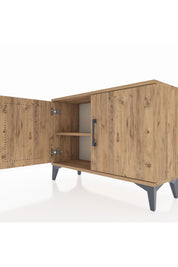 Arges Şifonyer Tek Raflı 2 Kapaklı 88x30x64 Çam-Çam