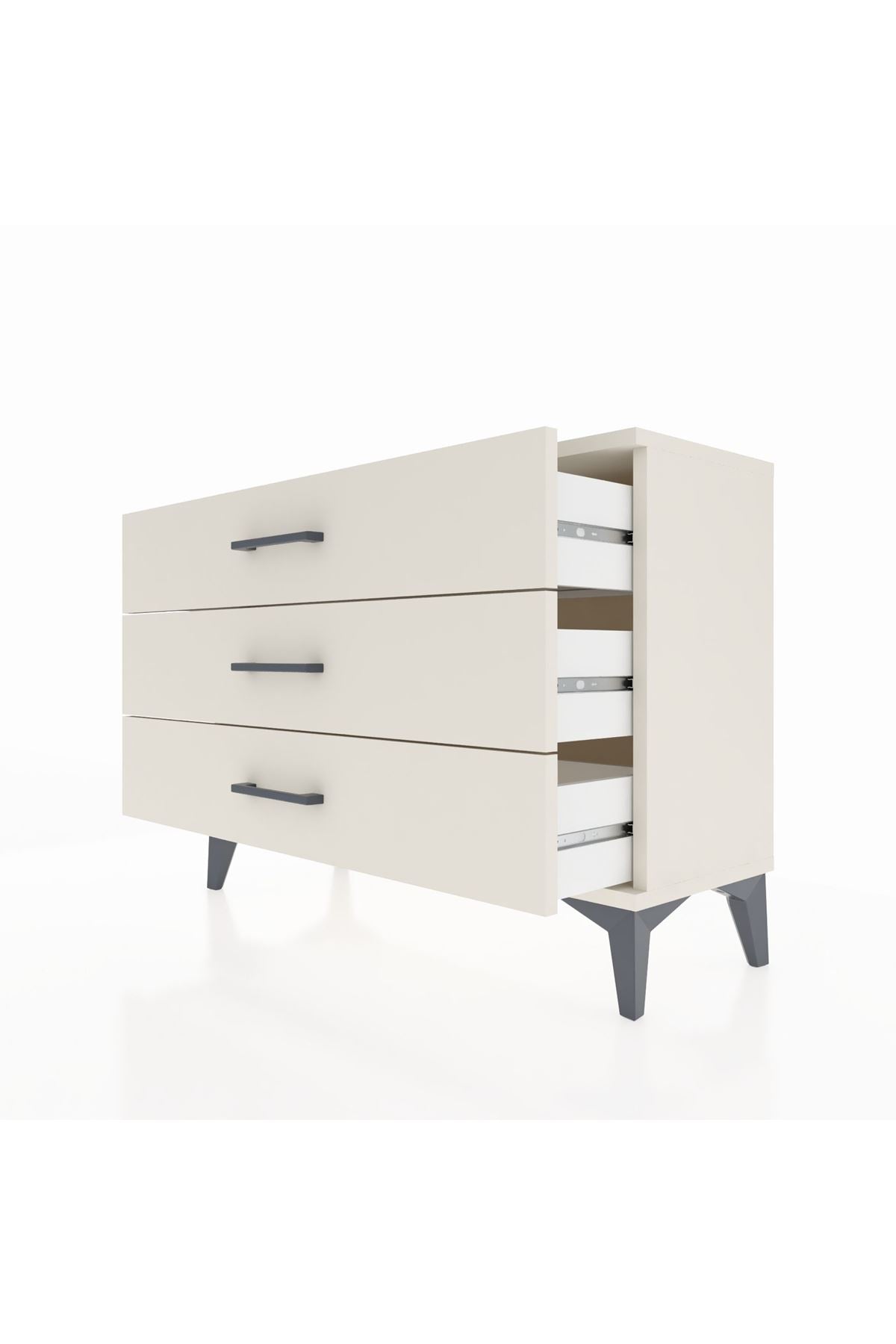 Arges Şifonyer 3 Çekmeceli 88x30x64 Aytaşı-Aytaşı