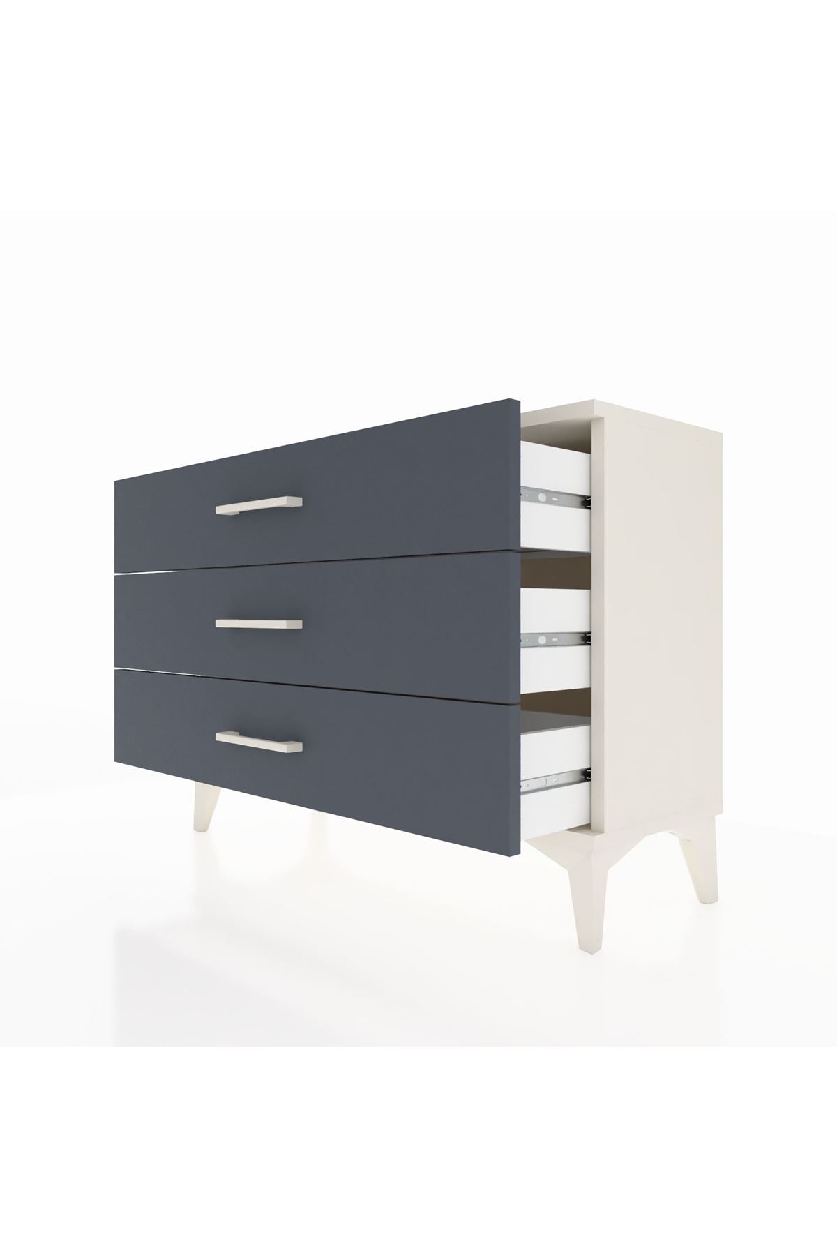 Arges Şifonyer 3 Çekmeceli 88x30x64 Aytaşı-Antrasit