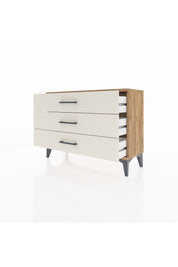 Arges Şifonyer 3 Çekmeceli 88x30x64 Çam-Aytaşı
