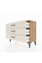 Arges Şifonyer 3 Çekmeceli 88x30x64 Çam-Aytaşı