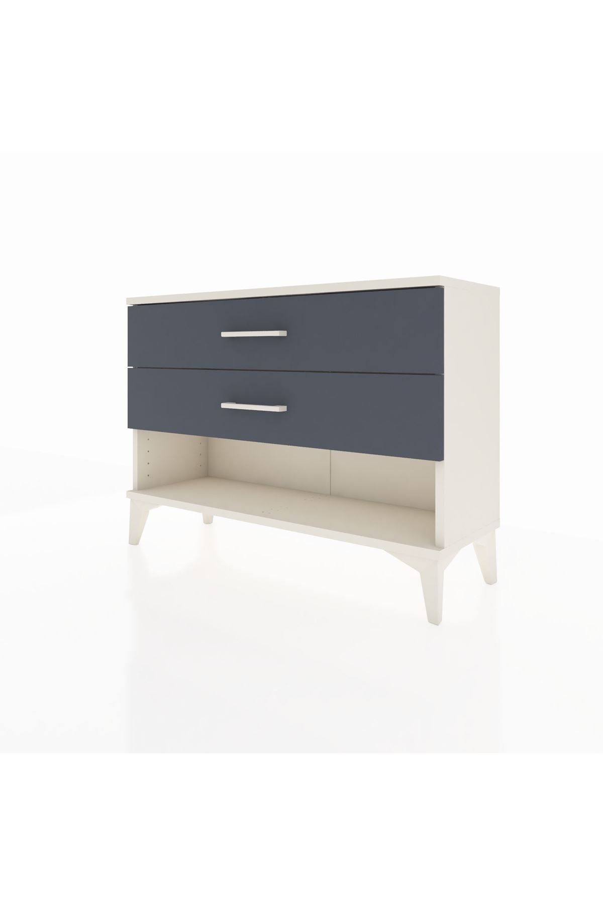 Arges Şifonyer 2 Çekmeceli 88x30x64 Aytaşı-Antrasit