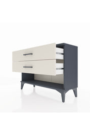 Arges Şifonyer 2 Çekmeceli 88x30x64 Antrasit-Aytaşı