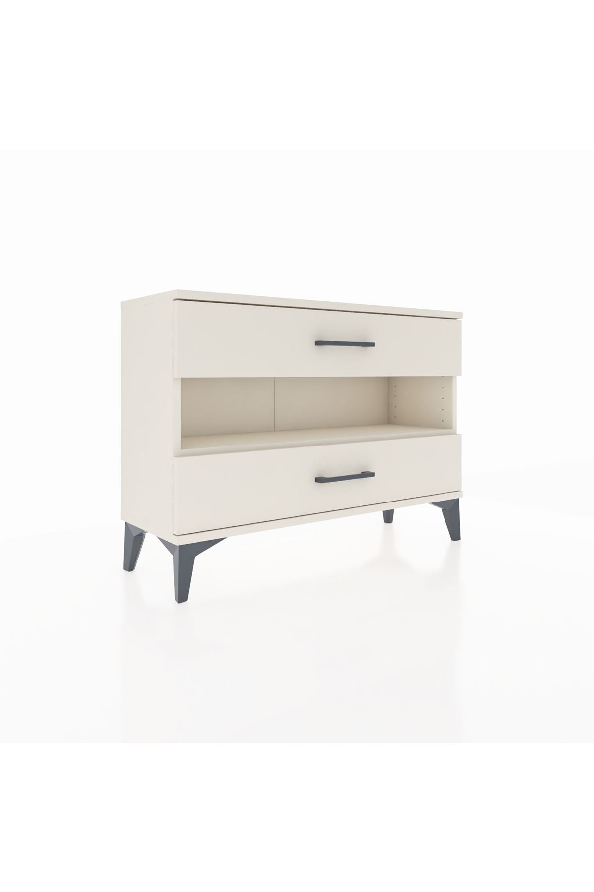 Arges Şifonyer Tek Raflı 2 Çekmeceli 88x30x64 Aytaşı-Aytaşı