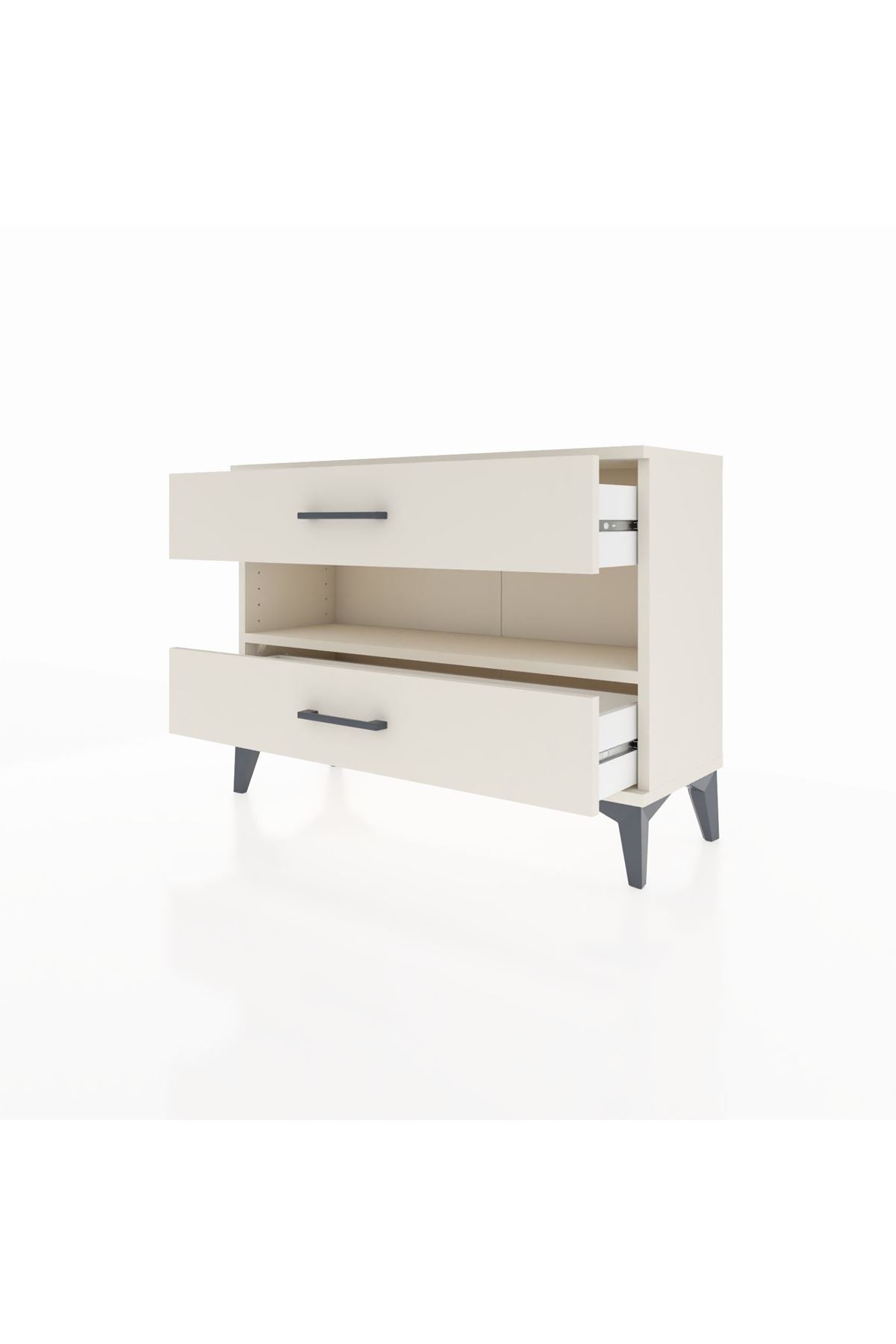 Arges Şifonyer Tek Raflı 2 Çekmeceli 88x30x64 Aytaşı-Aytaşı