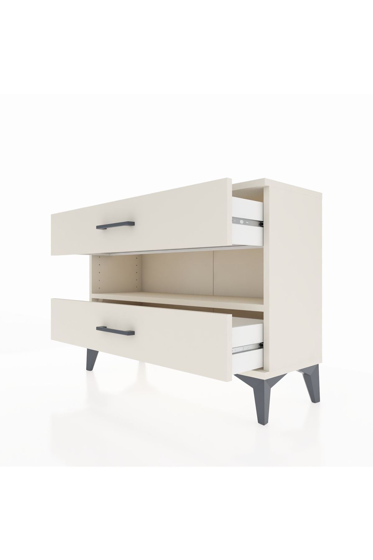 Arges Şifonyer Tek Raflı 2 Çekmeceli 88x30x64 Aytaşı-Aytaşı