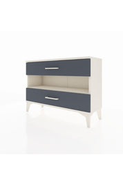 Arges Şifonyer Tek Raflı 2 Çekmeceli 88x30x64 Aytaşı-Antrasit