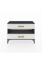 Arges Şifonyer Tek Raflı 2 Çekmeceli 88x30x64 Antrasit-Aytaşı